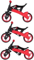 Велосипед-самокат Nijdam ADJUSTABLE 52LA Black / Red цена и информация | Nijdam Товары для детей и младенцев | kaup24.ee