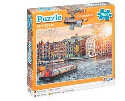 Pusle Grafix Amsterdam Canals, 1000-osaline hind ja info | Pusled | kaup24.ee