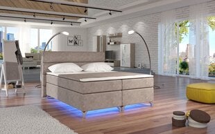 Кровать Amadeo с LED освещением, 160X200 cм цена и информация | Кровати | kaup24.ee