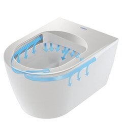 Seinale paigaldatav WC pott Duravit ME by Starck Rimless aeglaselt liikuva kaanega, 45290900A1 цена и информация | Унитазы | kaup24.ee