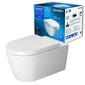 Seinale paigaldatav WC pott Duravit ME by Starck Rimless aeglaselt liikuva kaanega, 45290900A1 hind ja info | WС-potid | kaup24.ee