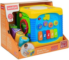 Winfun Interaktiivne muusikakuubik цена и информация | Игрушки для малышей | kaup24.ee