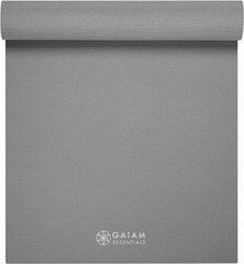 Yoga mat with belt GAIAM essentials 6mm 63317 цена и информация | Коврики для йоги, фитнеса | kaup24.ee