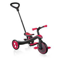 Kolmerattaline jalgratas – tasakaaluliikur Globber Explorer Trike Red (3 in 1) цена и информация | Детский трехколесный велосипед - коляска с удобной ручкой управления для родителей Riff F95941 2в1, фиолетовый | kaup24.ee