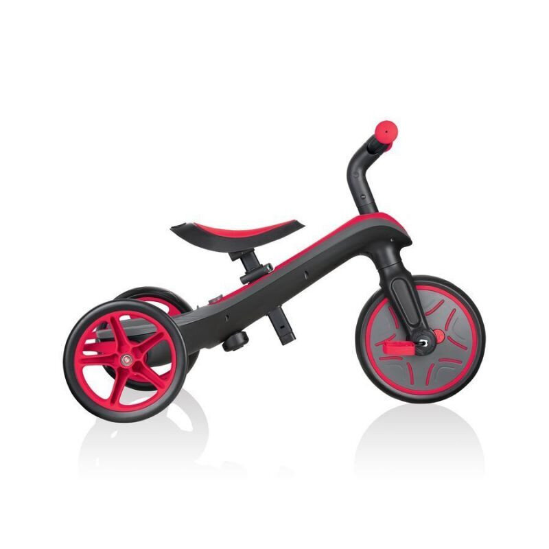 Kolmerattaline jalgratas – tasakaaluliikur Globber Explorer Trike Red (3 in 1) hind ja info | Jooksurattad | kaup24.ee