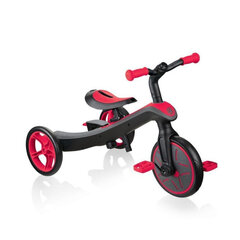 Kolmerattaline jalgratas – tasakaaluliikur Globber Explorer Trike Red (3 in 1) цена и информация | Детский трехколесный велосипед - коляска с удобной ручкой управления для родителей Riff F95941 2в1, фиолетовый | kaup24.ee