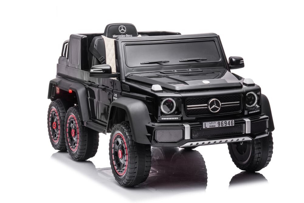 Ühekohaline elektriauto lastele 6x6 Mercedes Benz G63, must цена и информация | Laste elektriautod | kaup24.ee