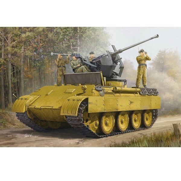 Hobby Boss Saksa Panther Ausf.D Flak цена и информация | Liimitavad mudelid | kaup24.ee