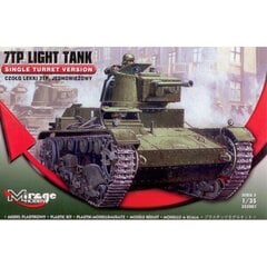 Mirage Однобашенный легкий танк MIRAGE 7TP цена и информация | Склеиваемые модели | kaup24.ee