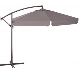 Складной садовый зонт Sunwaal 3,5 м, серый цена и информация | Зонты, маркизы, стойки | kaup24.ee