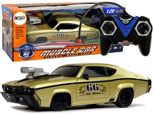 Kaugjuhtimispult Sportauto Muscle Car 1:20, kuld hind ja info | Poiste mänguasjad | kaup24.ee