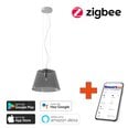 Умный потолочный светильник, 32 см, E27, RGBW, белый (Zigbee)