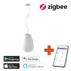 Nutikas kärglamp 24x34cm E27 RGBW valge (Zigbee) цена и информация | Потолочные светильники | kaup24.ee