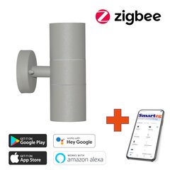 Светильник 2x GU10, серый (Zigbee) цена и информация | Настенный светильник Конусы | kaup24.ee