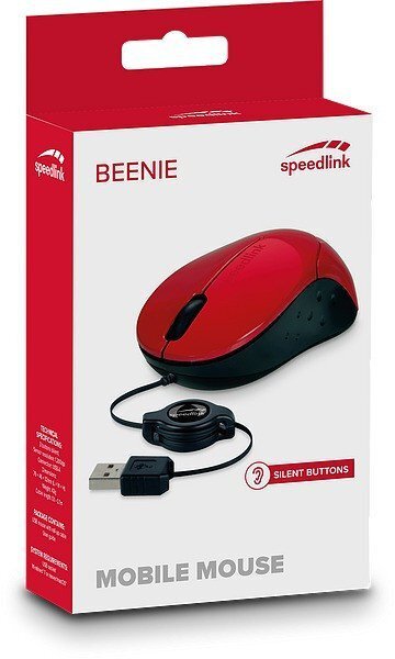 Speedlink SL-610012-RD, punane hind ja info | Hiired | kaup24.ee