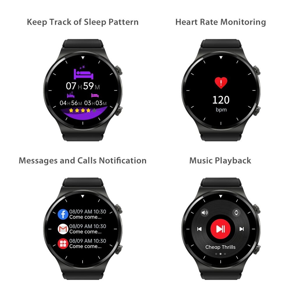 Blackview R7 Pro Black hind ja info | Nutikellad (smartwatch) | kaup24.ee