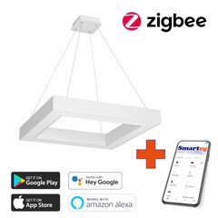 Nutikas kärglamp 80x80cm 60W valge (Zigbee) цена и информация | Потолочные светильники | kaup24.ee