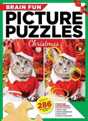 Brain Fun Picture Puzzles: Christmas цена и информация | Книги о питании и здоровом образе жизни | kaup24.ee