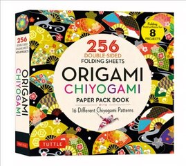 Origami Chiyogami Paper Pack Book: 256 Double-Sided Folding Sheets (Includes Instructions for 8 Models) hind ja info | Kunstiraamatud | kaup24.ee