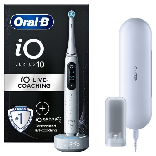 Oral-B iO10 Series Stardust White цена и информация | Elektrilised hambaharjad | kaup24.ee