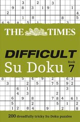 Times Difficult Su Doku Book 7: 200 Challenging Puzzles from the Times edition, Book 7 hind ja info | Tervislik eluviis ja toitumine | kaup24.ee