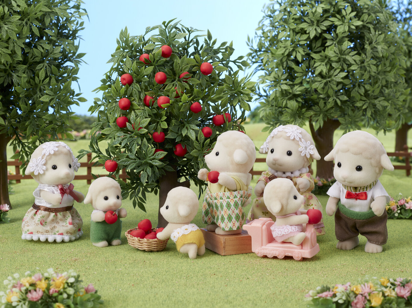 Lambaperekond Sylvanian Families hind ja info | Tüdrukute mänguasjad | kaup24.ee