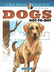 Creative Haven Dogs Dot-to-Dot цена и информация | Книги о питании и здоровом образе жизни | kaup24.ee