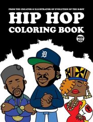 Hip Hop Coloring Book цена и информация | Книги о питании и здоровом образе жизни | kaup24.ee