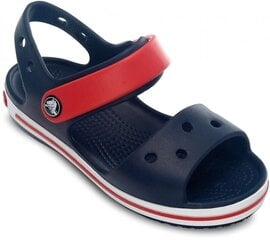 Crocs детские сандалии Crocband 12856*485, тёмно-синий /красный цена и информация | Детские сандалии | kaup24.ee