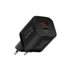 PROMATE PowerPort-33 GaNFast laadija adapter 33W / USB-C PD / USB-A hind ja info | Mobiiltelefonide laadijad | kaup24.ee