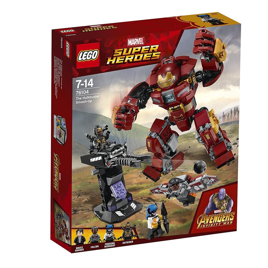 76104 LEGO® Marvel Super Heroe цена и информация | Klotsid ja konstruktorid | kaup24.ee