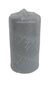 Steinhart silindrikujuline küünal Wavy, 2 tk, 11 x 5,7 cm hind ja info | Küünlad, küünlajalad | kaup24.ee