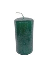 Цилиндрическая свеча Steinhart Brillantina, 2 шт, зеленые, 11 x 5,7 см цена и информация | Свечи, подсвечники | kaup24.ee