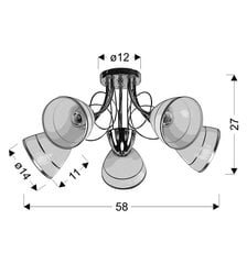 Laelamp 5535-77936 hind ja info | Laelambid | kaup24.ee