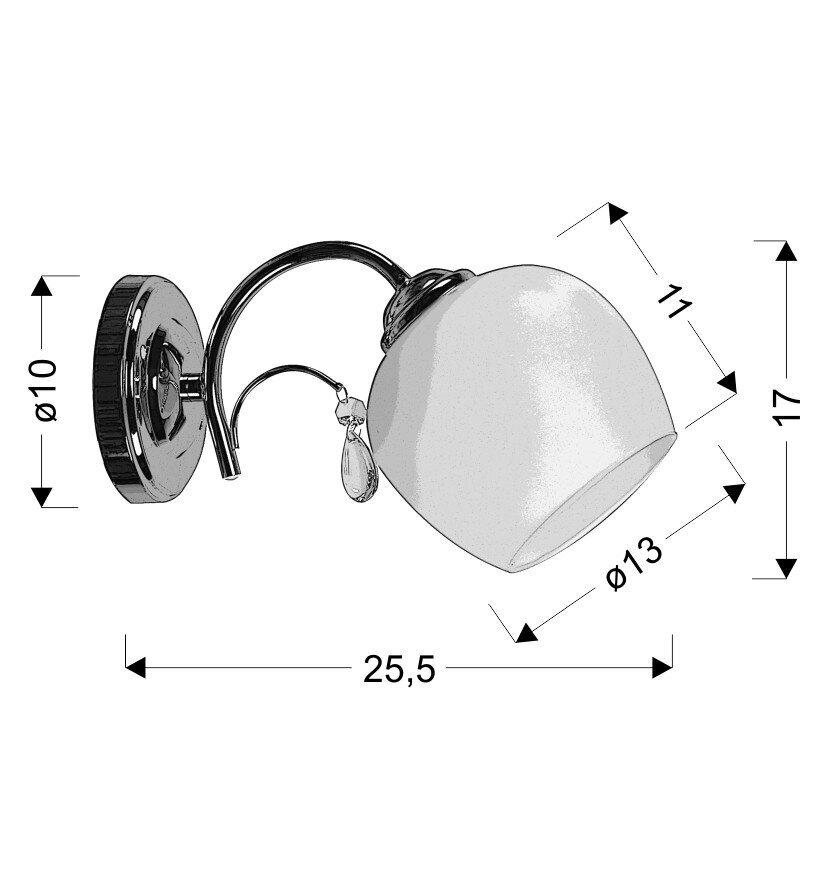 Seinavalgusti Candellux 21-76984 цена и информация | Seinavalgustid | kaup24.ee