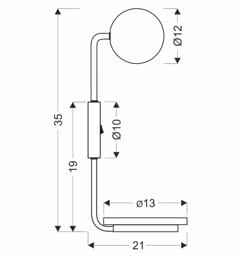 Seinavalgusti Candellux Ponio 21-76878 цена и информация | Seinavalgustid | kaup24.ee