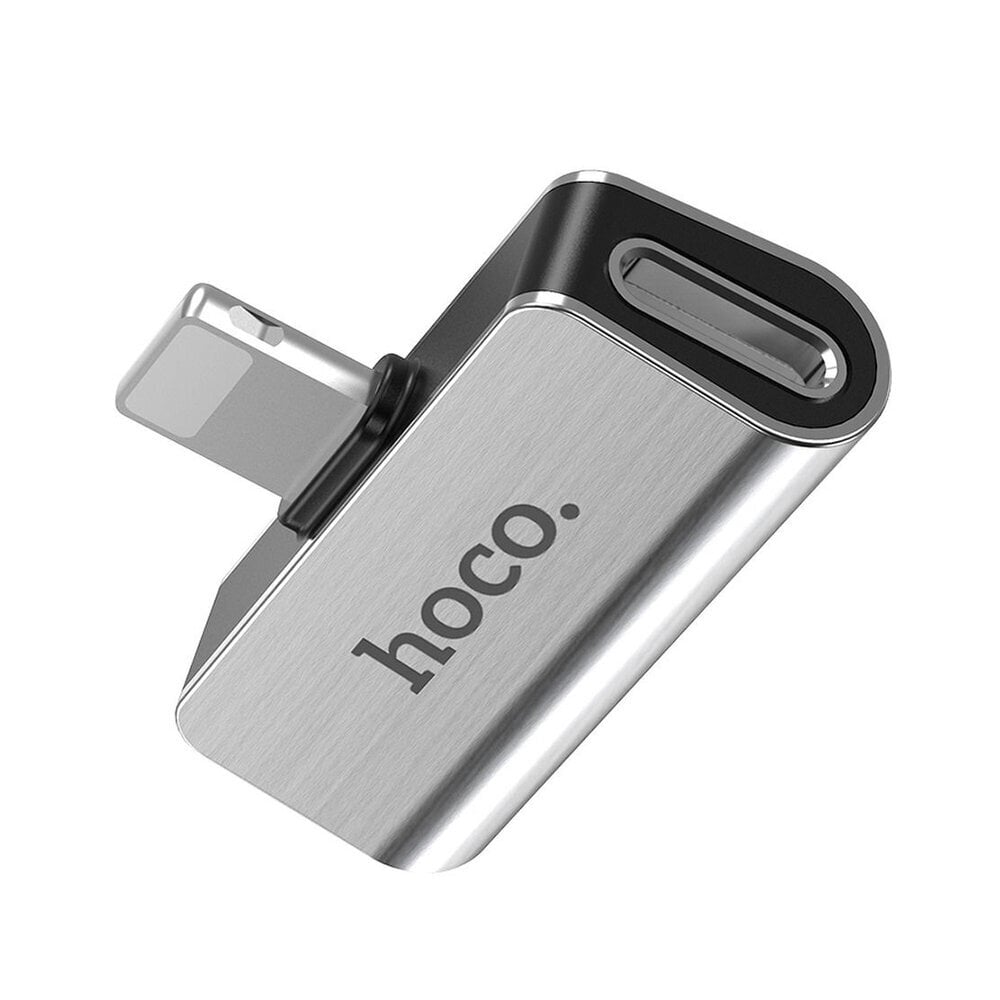 HOCO iPhone kõrvaklappide adapter lightning to 2x lightning LS24 hind ja info | USB jagajad, adapterid | kaup24.ee