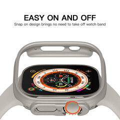 Apple Watch Ultra 49mm TPU Ümbris — Starlight цена и информация | Аксессуары для смарт-часов и браслетов | kaup24.ee