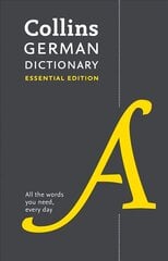 German Essential Dictionary: All the Words You Need, Every Day hind ja info | Võõrkeele õppematerjalid | kaup24.ee