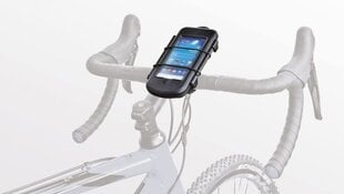 Universaalne jalgrattahoidik [Suurus: S (kuni 128x65 x12 mm) IPX4 цена и информация | Держатели для телефонов | kaup24.ee