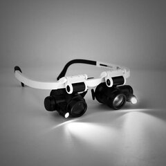 Лупа-очки до 23х со светодиодной подсветкой цена и информация | Механические инструменты | kaup24.ee