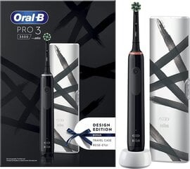 Oral-B Pro 3 3500 Limited Edition, Black цена и информация | Электрические зубные щетки | kaup24.ee