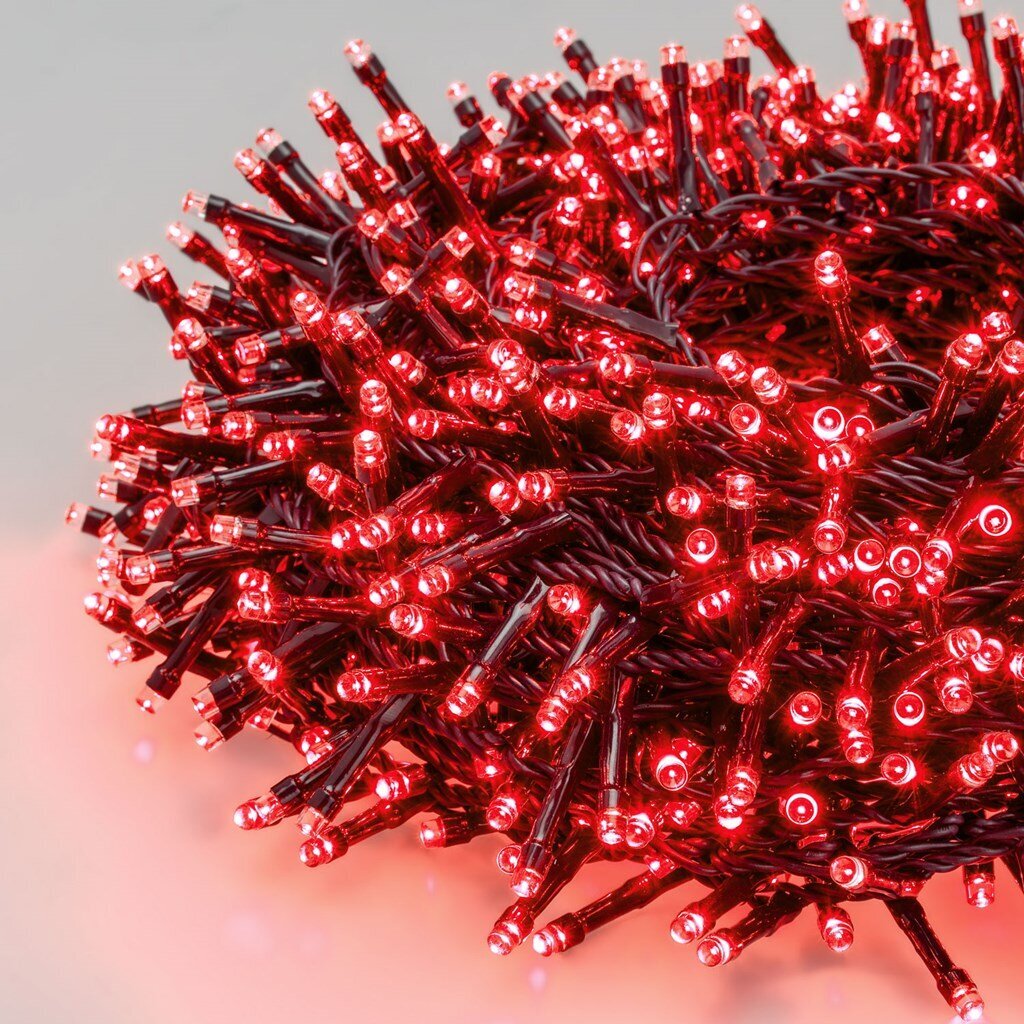 Jõuluvanik 100 LED pirniga, 8m, punane hind ja info | Jõulutuled | kaup24.ee