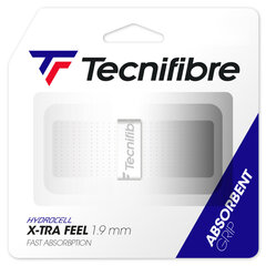 Tennise peamine gripp Tecnifibre X-TRA FEEL , 1.9mm, Valge hind ja info | Välitennise tooted | kaup24.ee