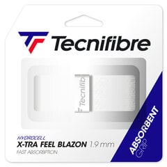 Tennise peamine gripp Tecnifibre X-TRA FEEL , 1.9mm, Blazon Valge цена и информация | Товары для большого тенниса | kaup24.ee