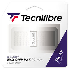 Tennise peamine gripp Tecnifibre WAX MAX , 2.1mm, Valge цена и информация | Товары для большого тенниса | kaup24.ee