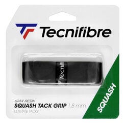 Squashi reketi mähis Tecnifibre SQUASH TACKY, 1.8mm, Must цена и информация | Cквош | kaup24.ee