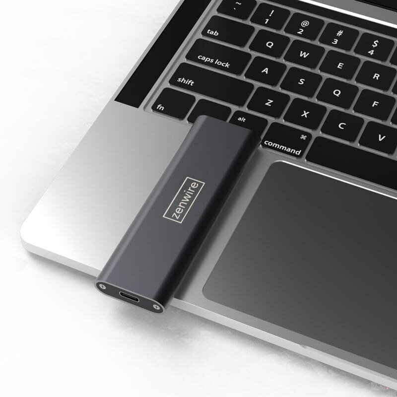 Adapter M.2 SSD pesa USB-C m2 SATA korpus Zenwire hind ja info | Väliste kõvaketaste ümbrised | kaup24.ee