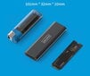 Adapter M.2 SSD pesa USB-C m2 SATA korpus Zenwire цена и информация | Väliste kõvaketaste ümbrised | kaup24.ee