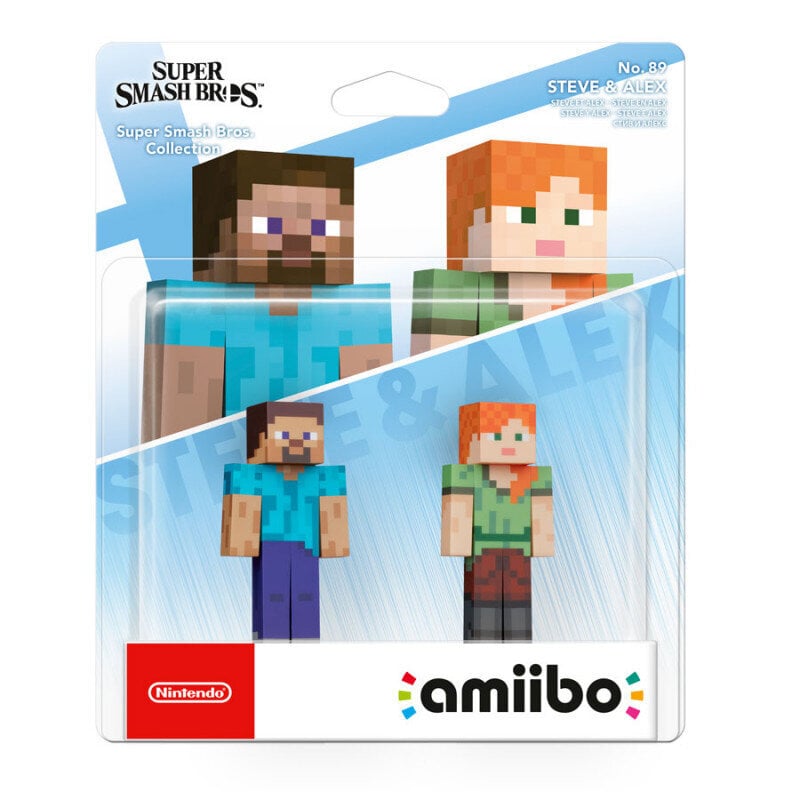 Amiibo Steve And Alex Double Pack Super Smash Bros (Nintendo) цена и информация | Fännitooted mänguritele | kaup24.ee